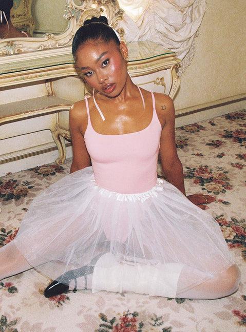 White Swan Ballerina Skirt White Product Image