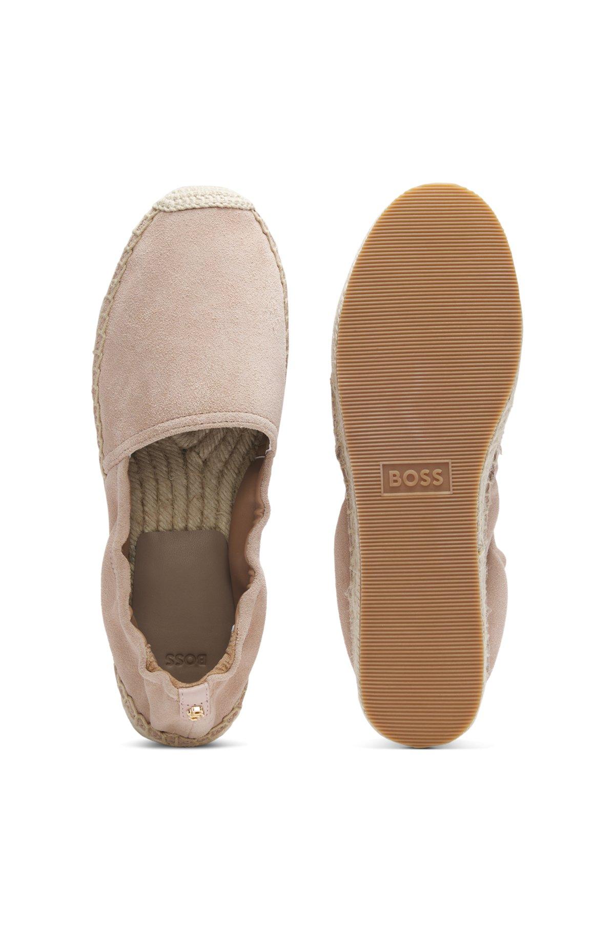 Suede espadrilles with jute midsole Product Image