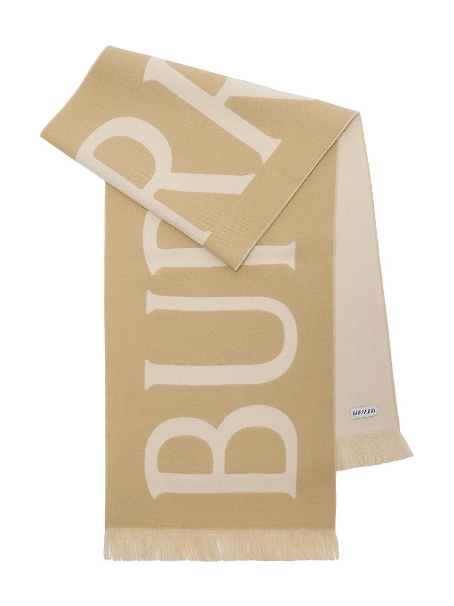 Mens Logo Wool Scarf Product Image