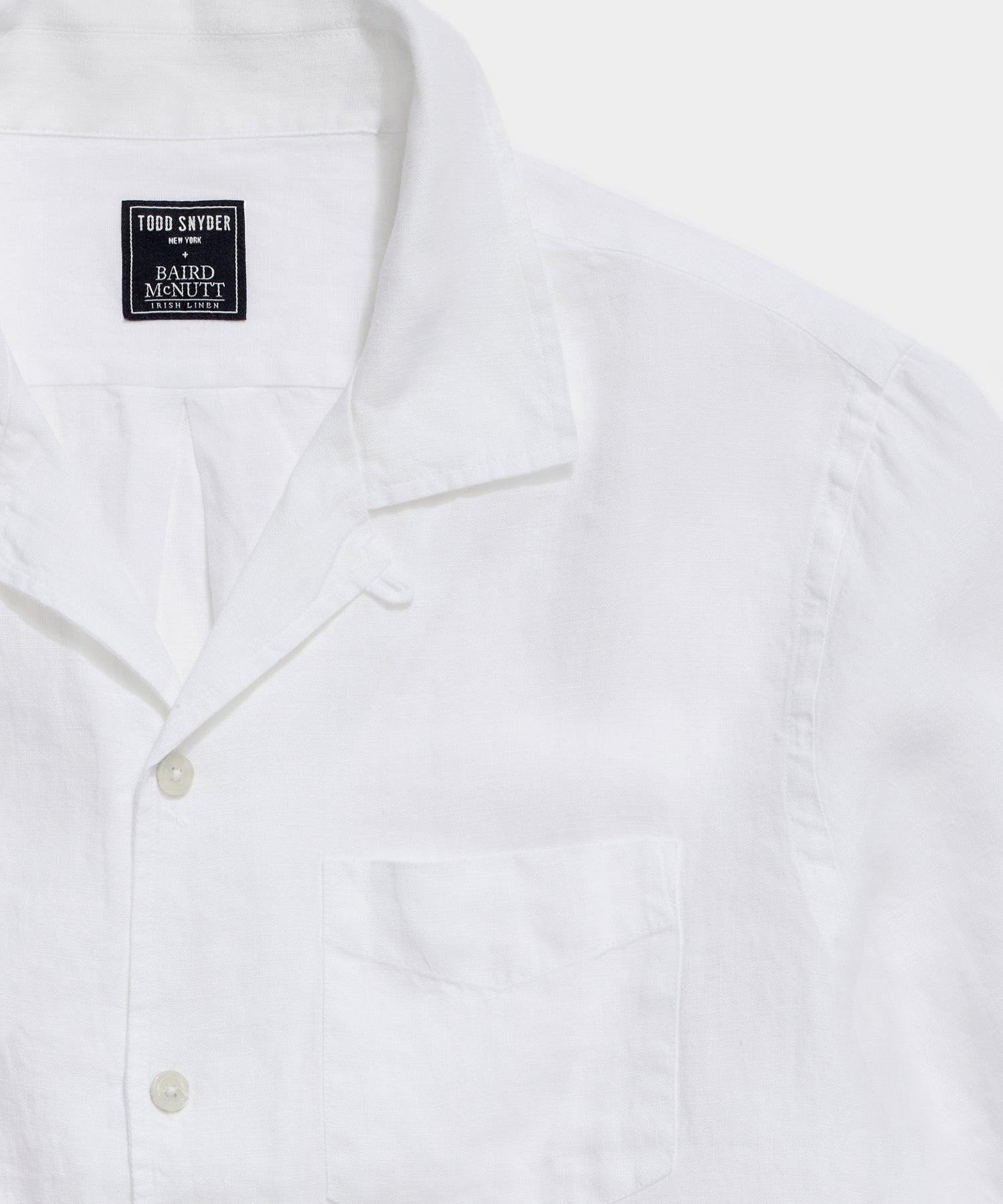 Sea Soft Irish Linen Camp Collar Shirt Product Image