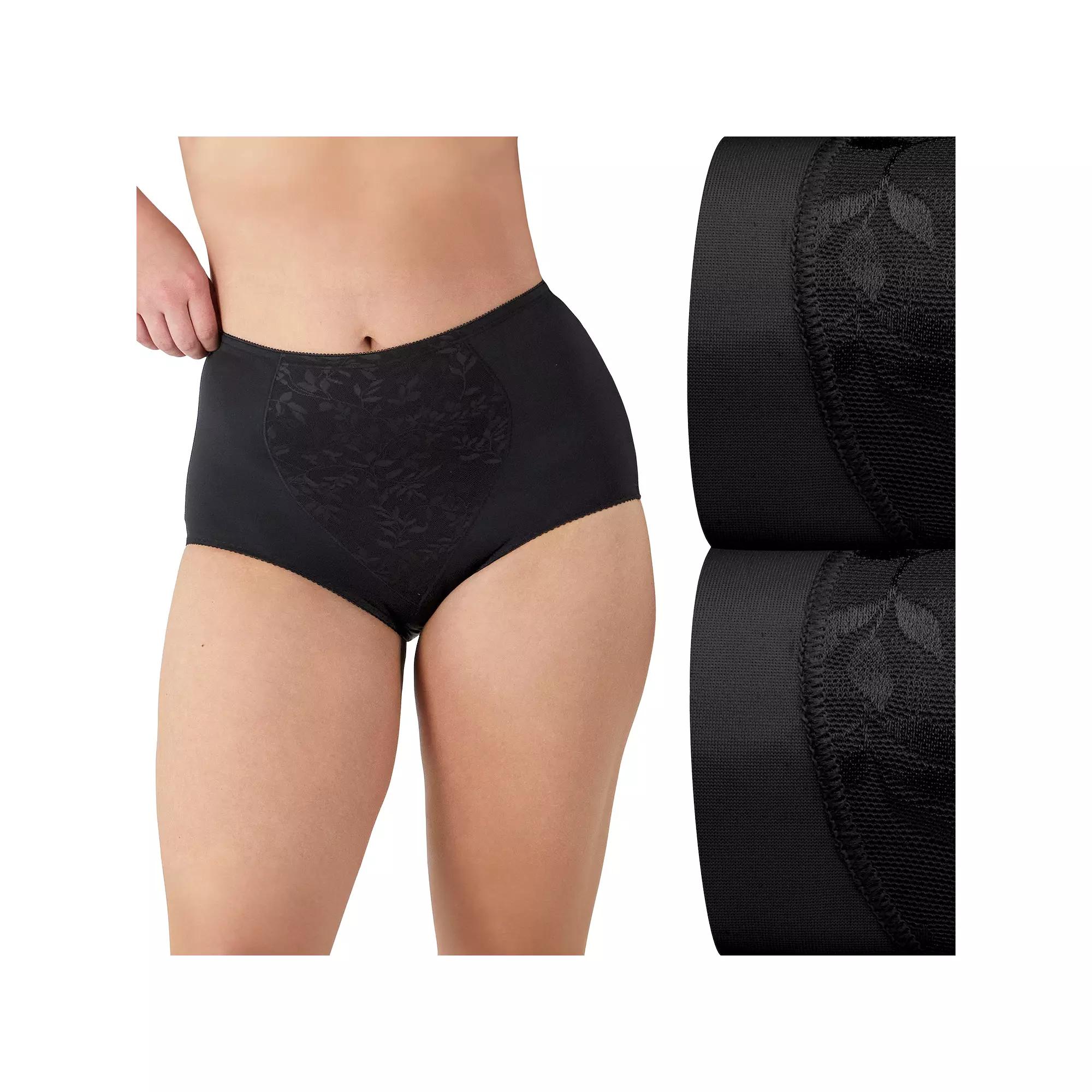 Bali 2-Pack Firm Control Tummy Panel Shaping Brief Panty X710, Women's,  Product Image