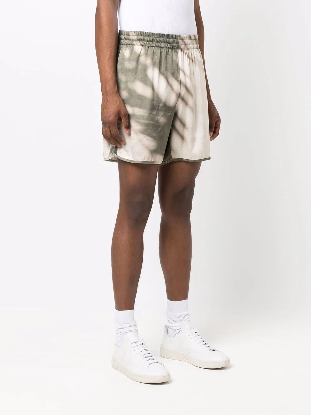 tie-dye print track shorts Product Image