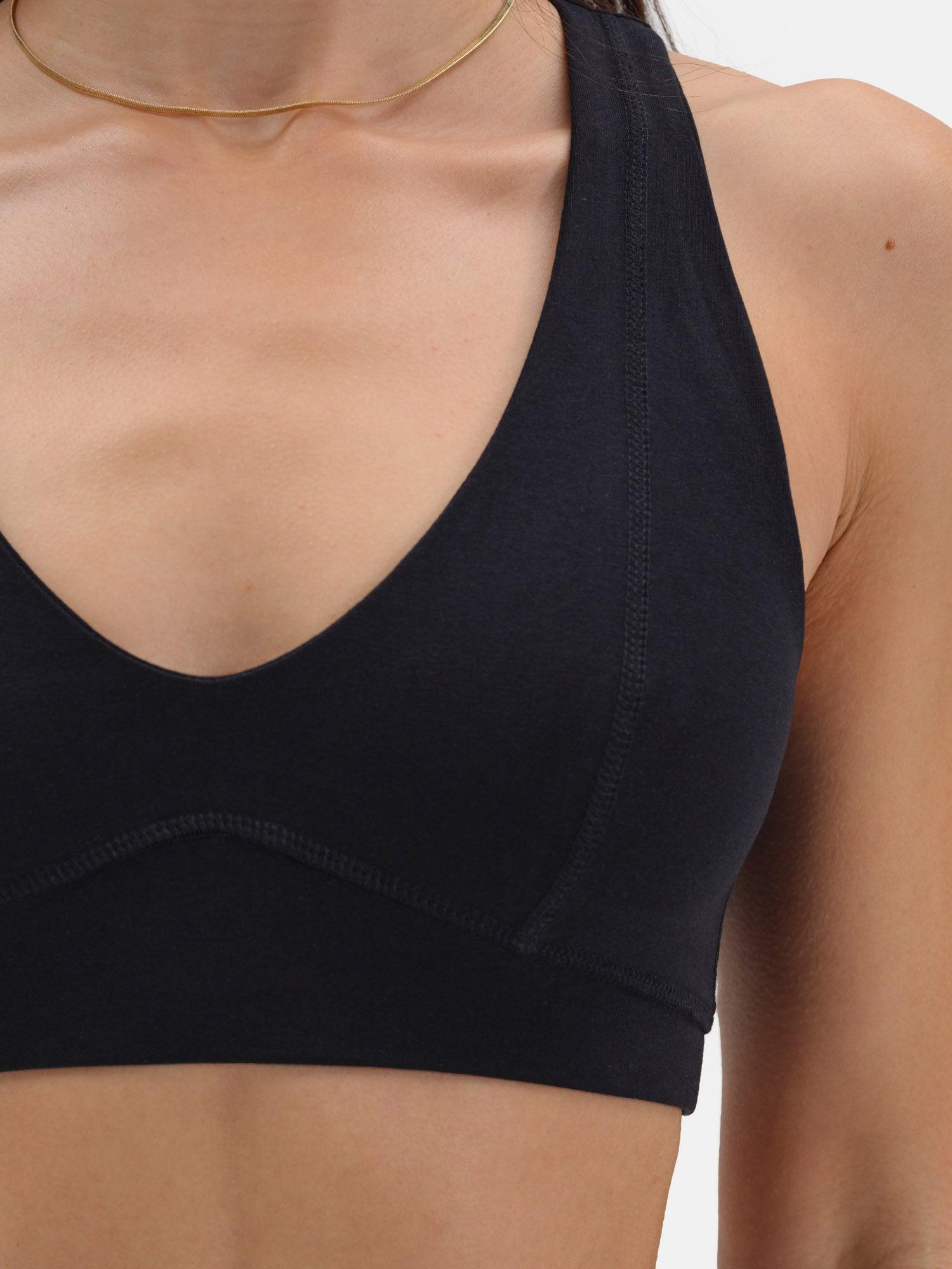 Organic Stretch V-Neck Bra Female Product Image