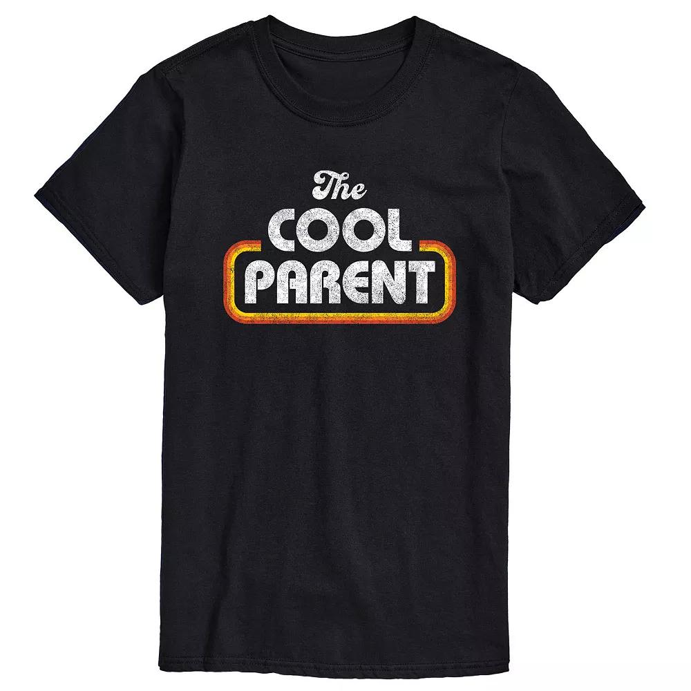 Big & Tall "The Cool Parent" Retro Graphic Tee, Men's,  Product Image