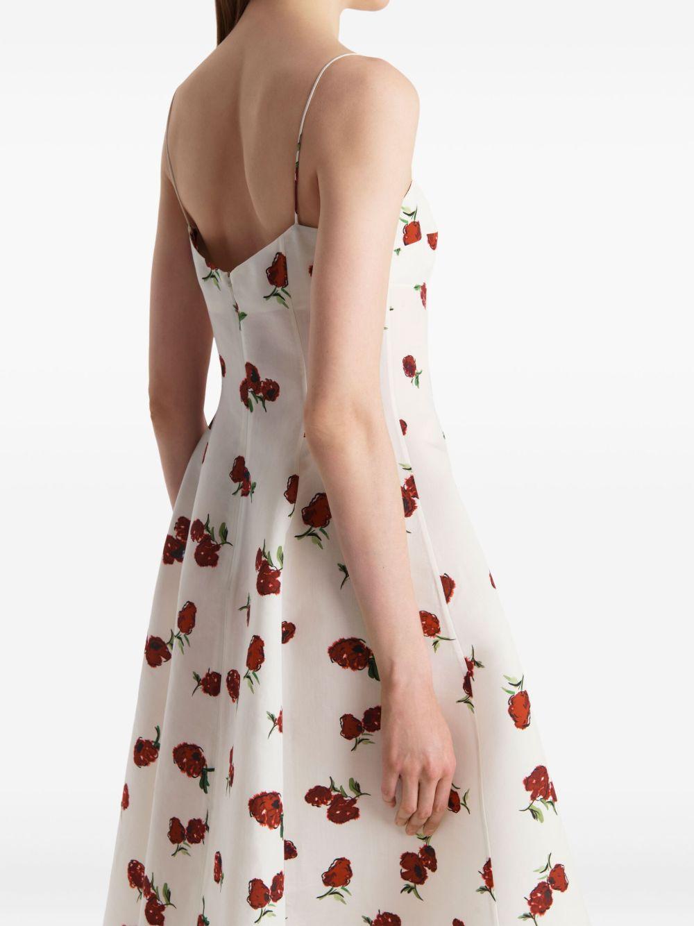 Isabella floral-print midi dress Product Image
