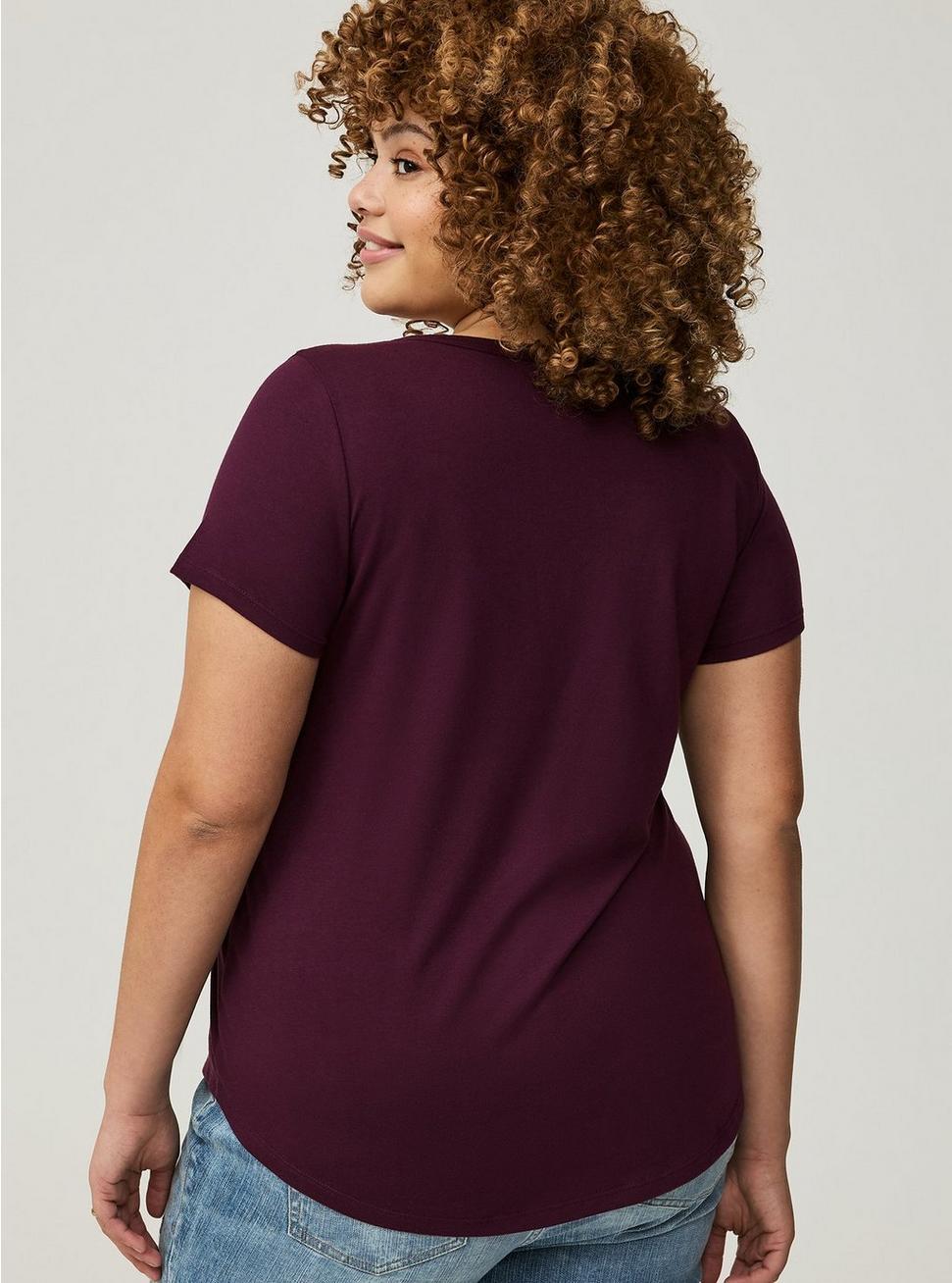 Girlfriend Signature Jersey V-Neck Tee Product Image