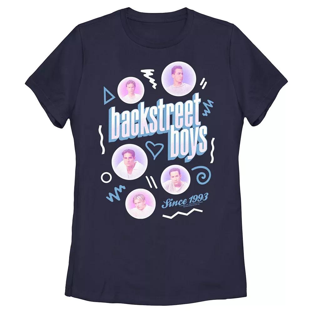 Juniors' Backstreet Boys Since 1993 Face Badges Graphic Tee, Women's,  Product Image