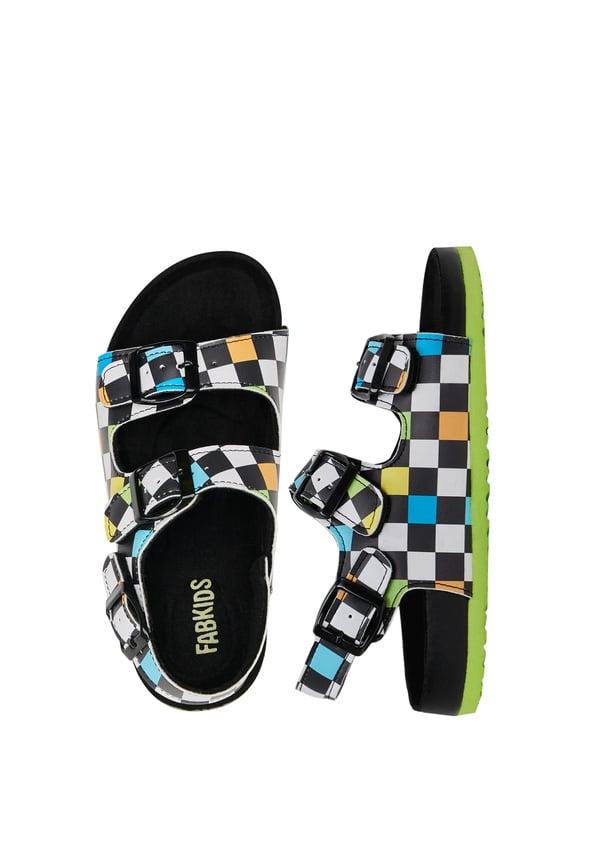 JustFab Margaux Platform Loafer Pump Womens Black/ White Size 8.5 Product Image