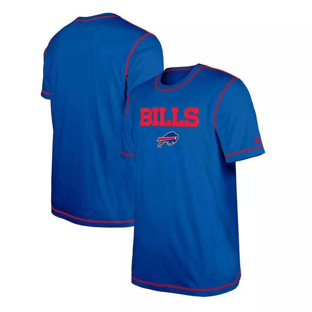 Men's New Era Royal Buffalo Bills Third Down Puff Print T-Shirt,  Product Image
