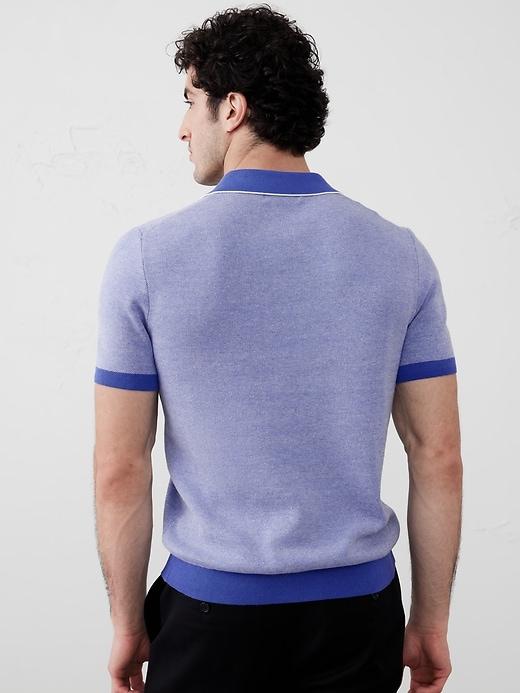 Birdseye Stitch Polo Product Image