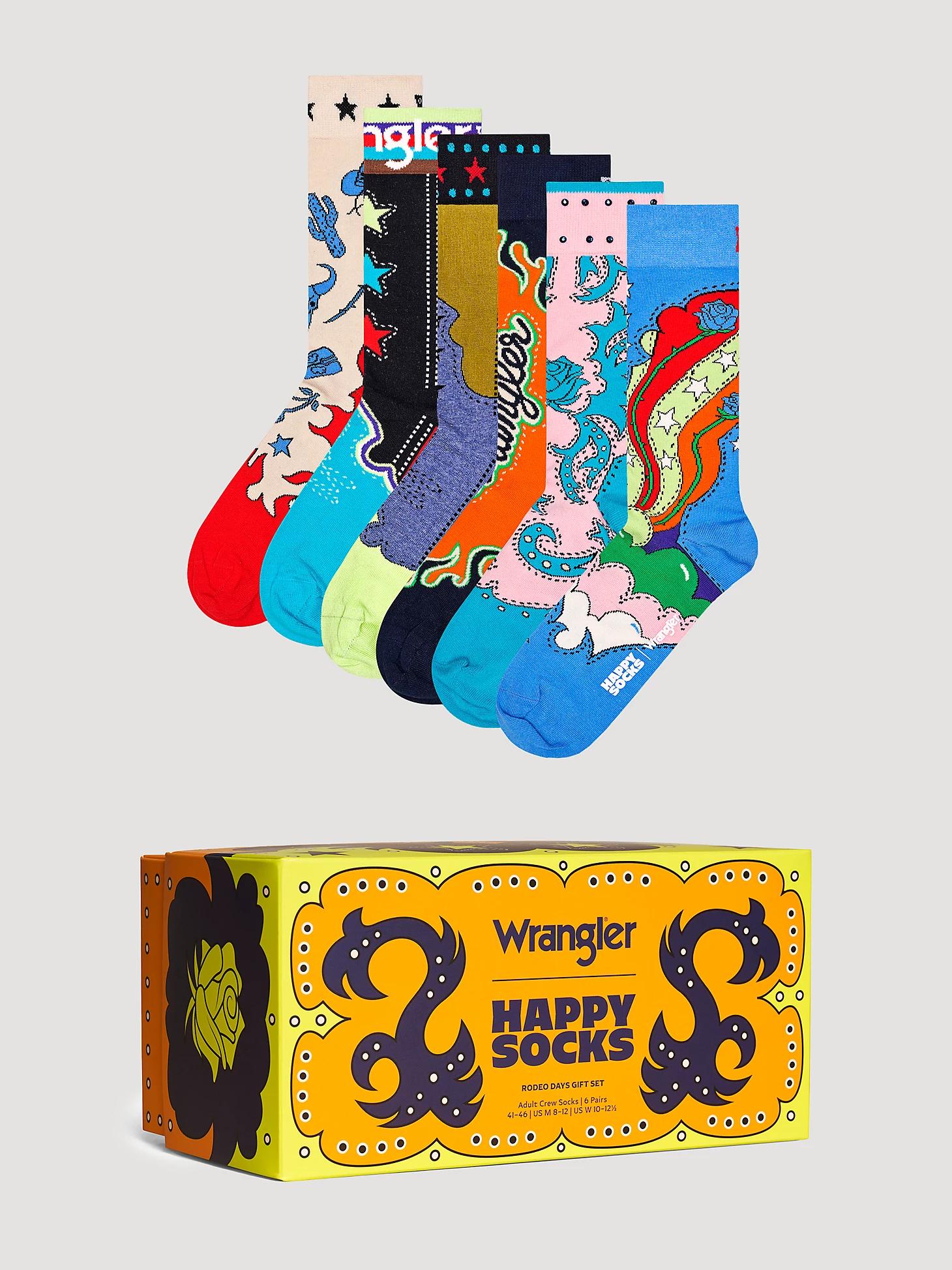 Wrangler® x Happy Socks 6-Pack Gift Set | Women's ACCESSORIES | Wrangler® Product Image