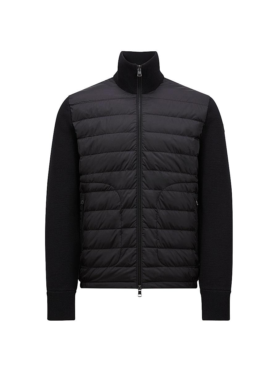 Mens Padded Wool Down Cardigan Product Image