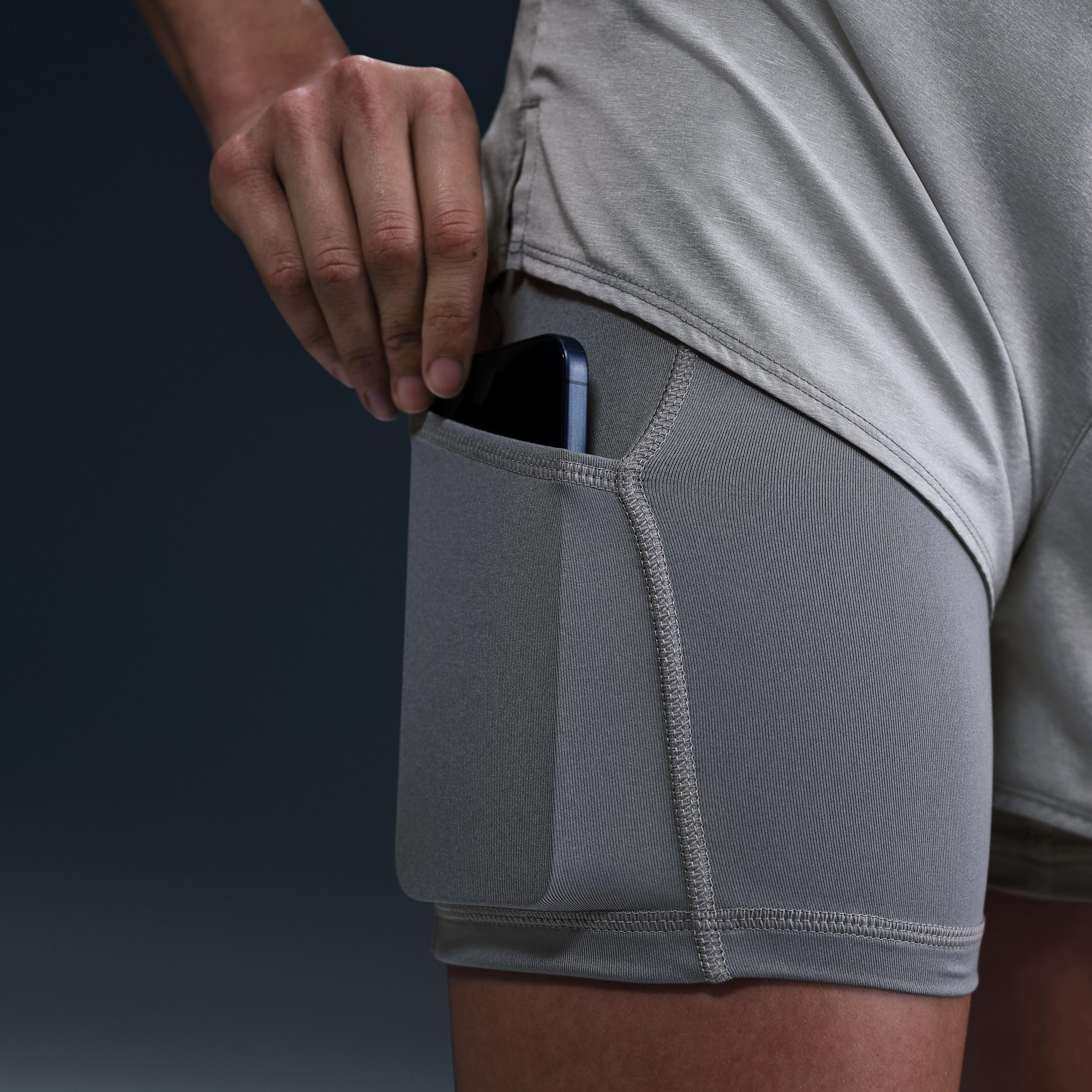 Nike Women's One Dri-FIT High-Waisted 3" 2-in-1 Shorts Product Image