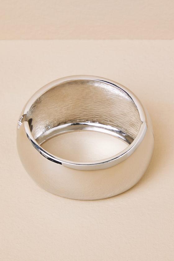 Dolly Silver Chunky Cuff Bracelet Product Image