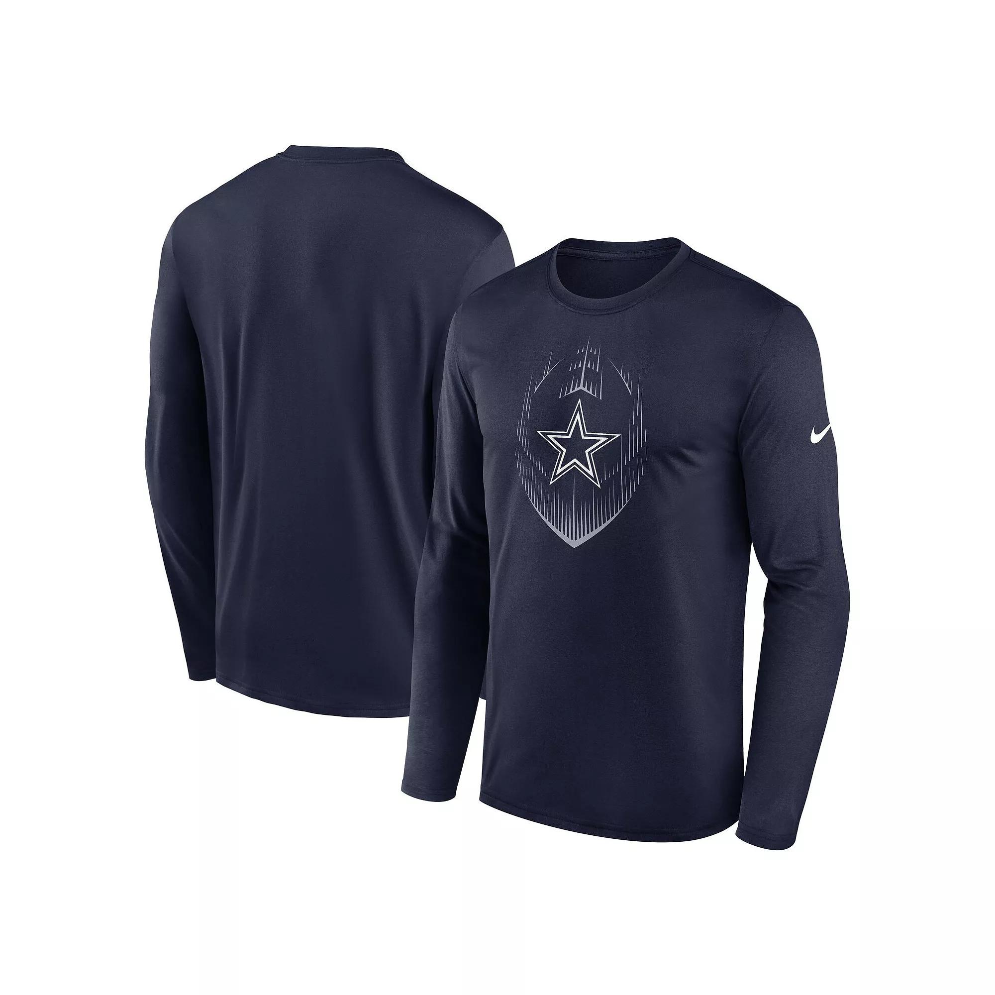 Men's Nike Navy Tennessee Titans Legend Icon Long Sleeve T-Shirt,  Product Image