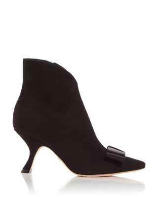 Women's Bow Booties  Product Image