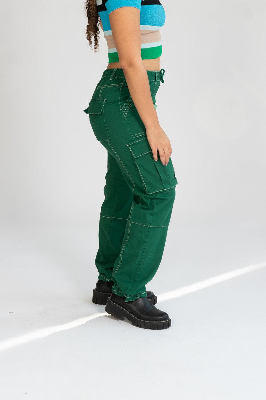 Drawstring Cargo Joggers Product Image