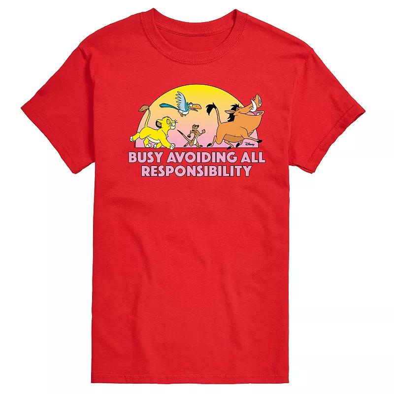 Disney's The Lion King Men's Avoiding All Responsibility Graphic Tee,  Product Image