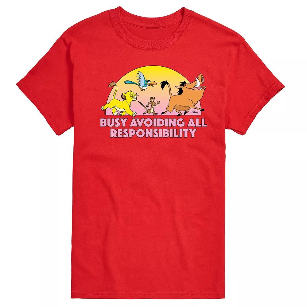 Disney's The Lion King Men's Avoiding All Responsibility Graphic Tee,  Product Image