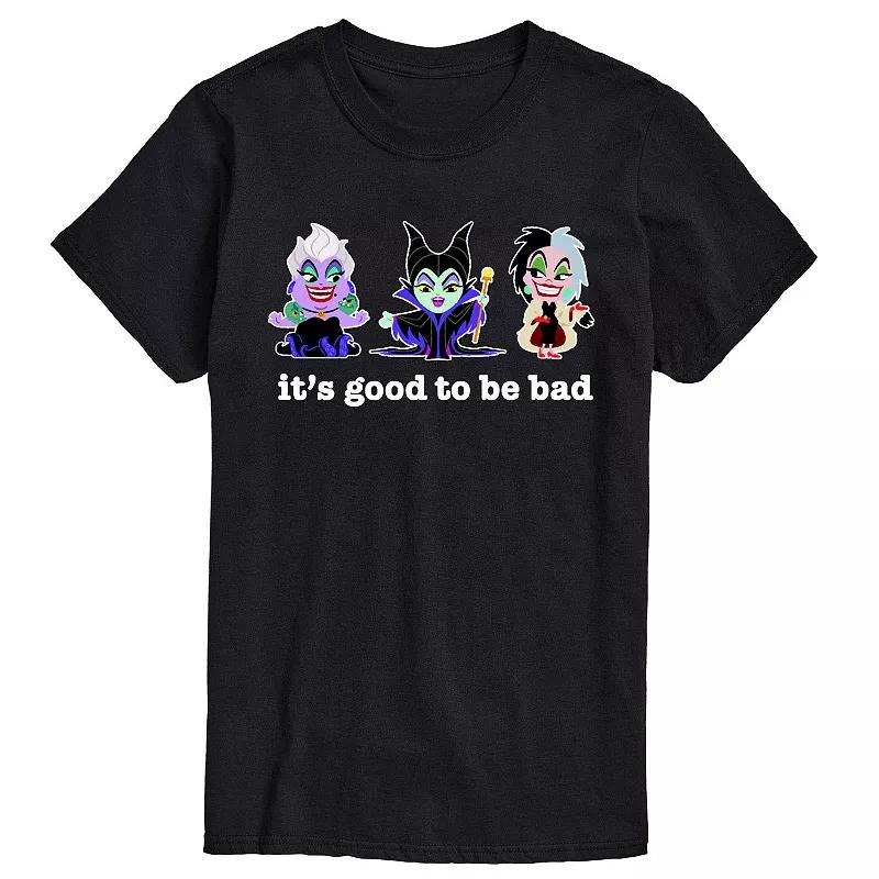 Disney Villains Men's Good To Be Bad Graphic Tee,  Product Image