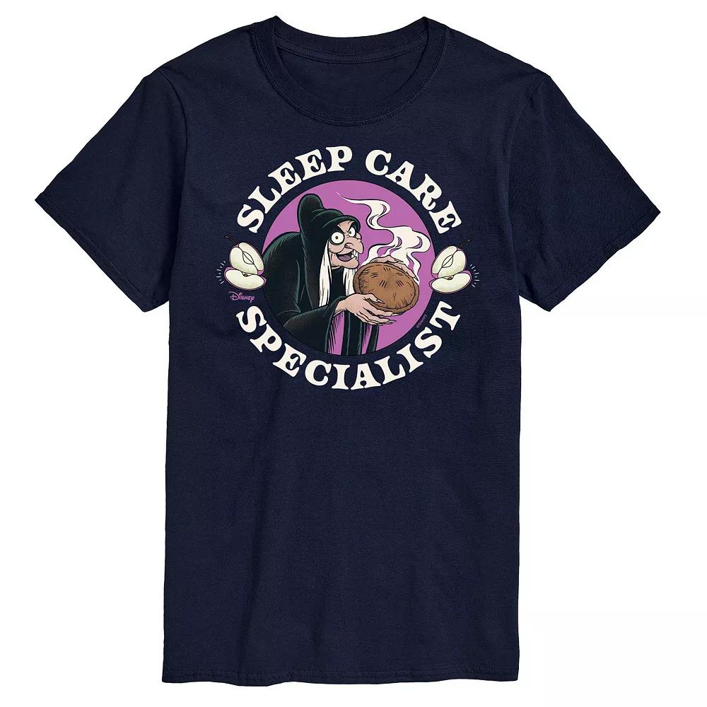 Disney Villains Evil Queen Men's Sleep Care Specialist Graphic Tee,  Product Image