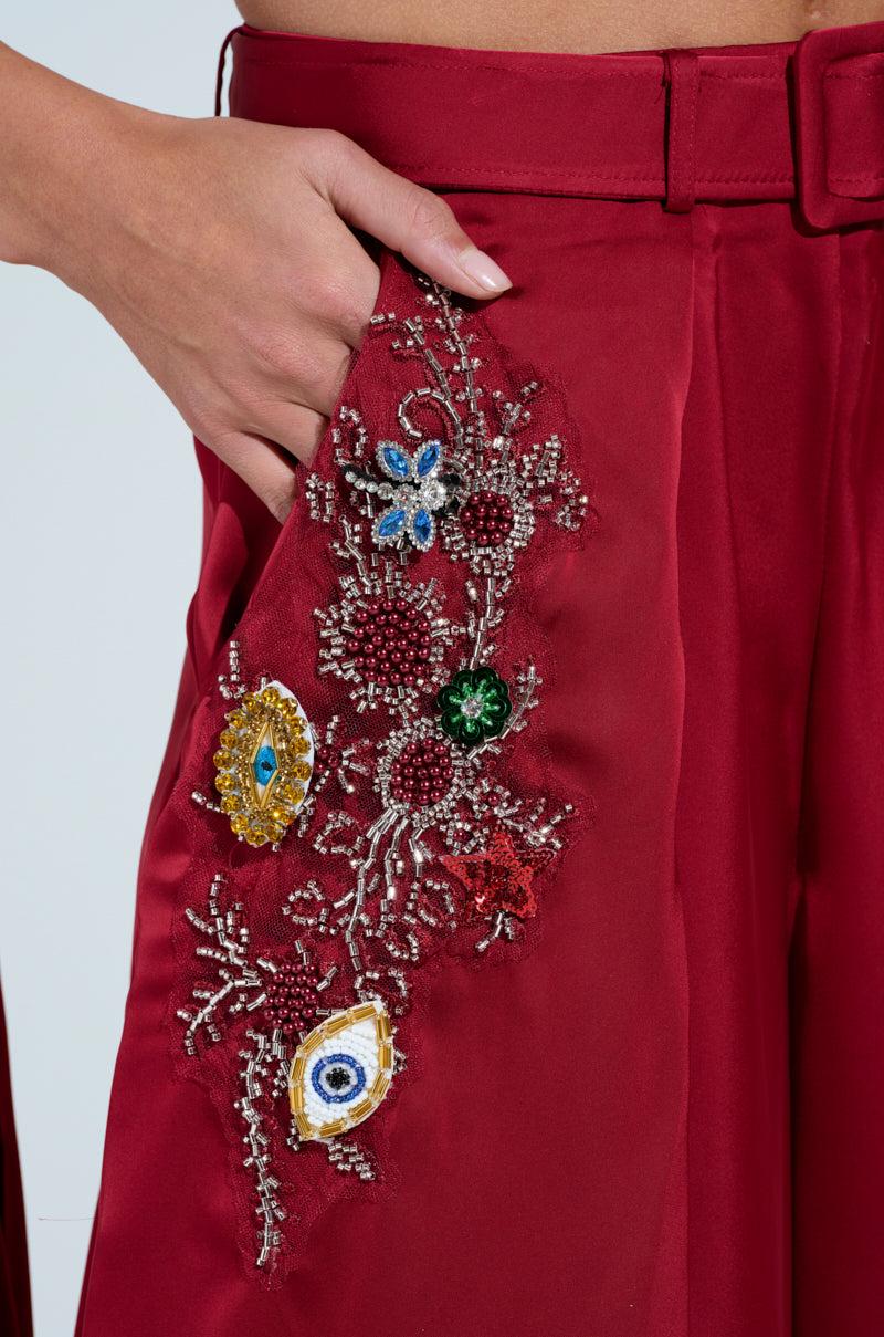 GREATEST ONE YET TROUSER IN RED Product Image