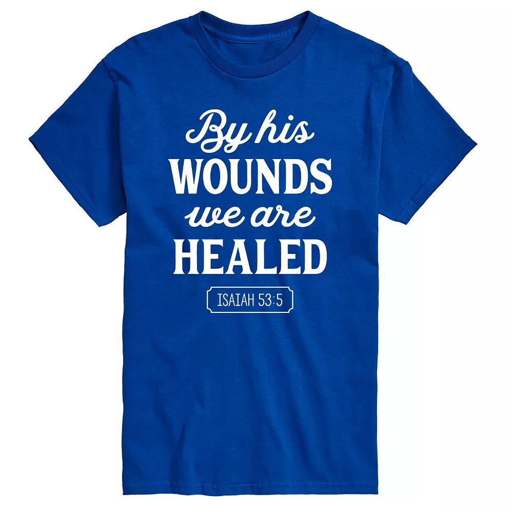 Big & Tall By His Wounds Isaiah Graphic Tee, Men's,  Product Image