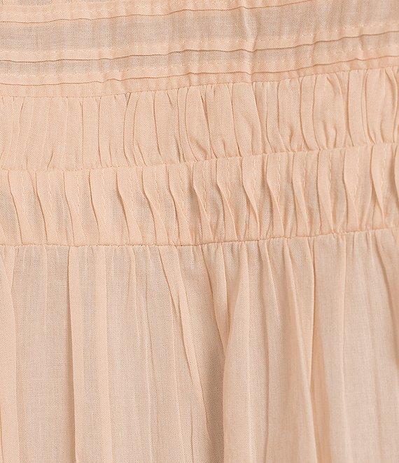 Dear John Shaya Woven Crew Neck Sleeveless Button Front Blouse Product Image