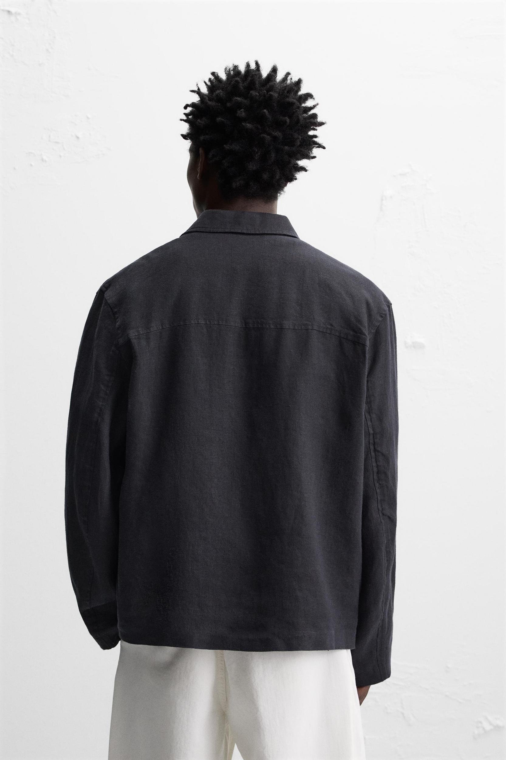 100% LINEN JACKET Product Image