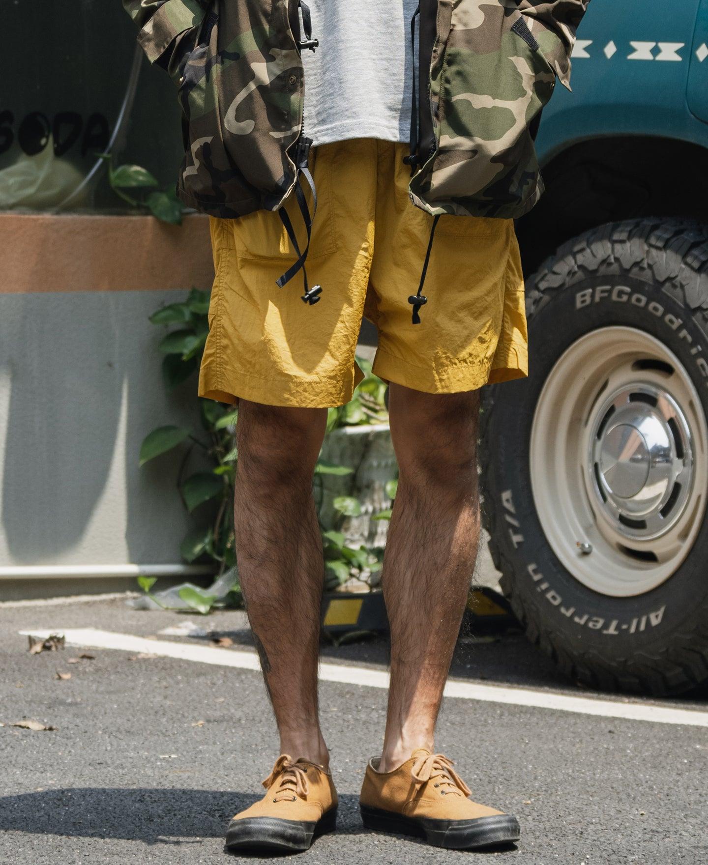 Nylon Climbers' Shorts - Yellow Product Image