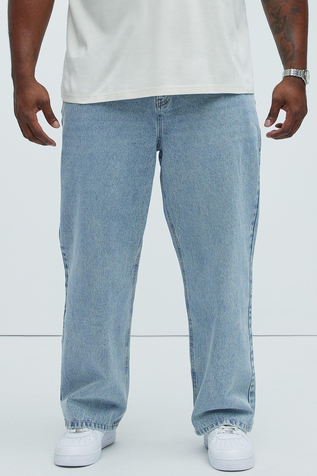 Dean Straight Jeans - Light Blue Wash Product Image