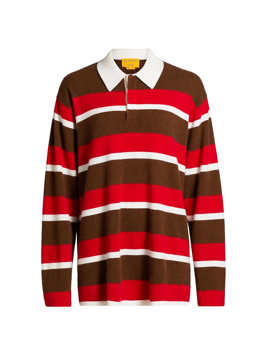 Womens Striped Cashmere Rugby Sweater Product Image