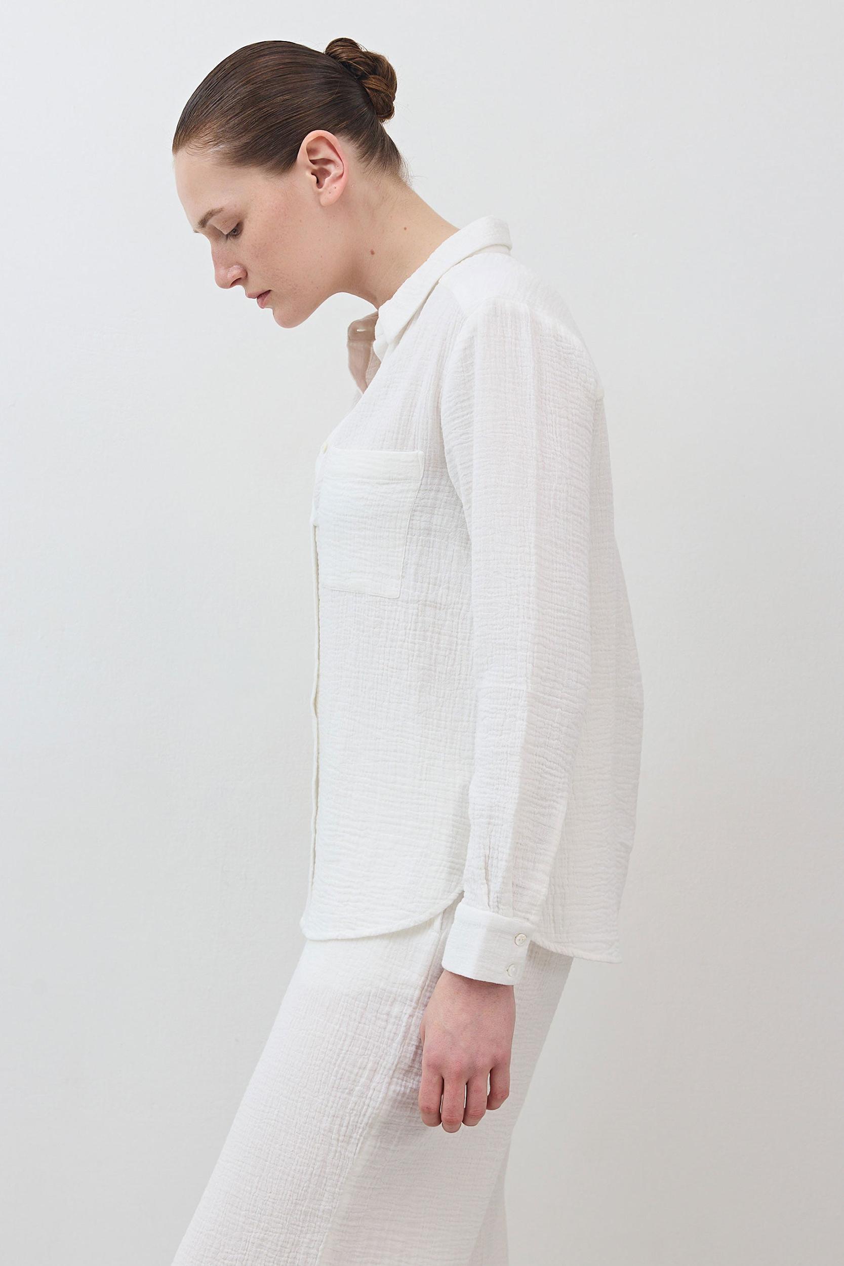 Airy Button Down Tunic Product Image