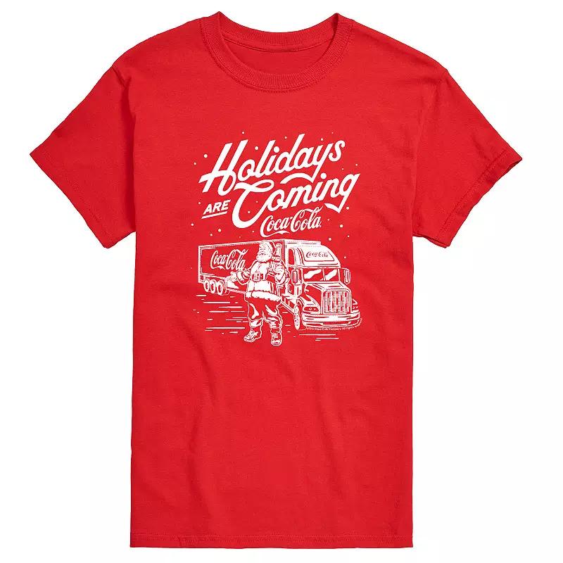 Men's Coca-Cola Holidays Are Coming Graphic Tee,  Product Image