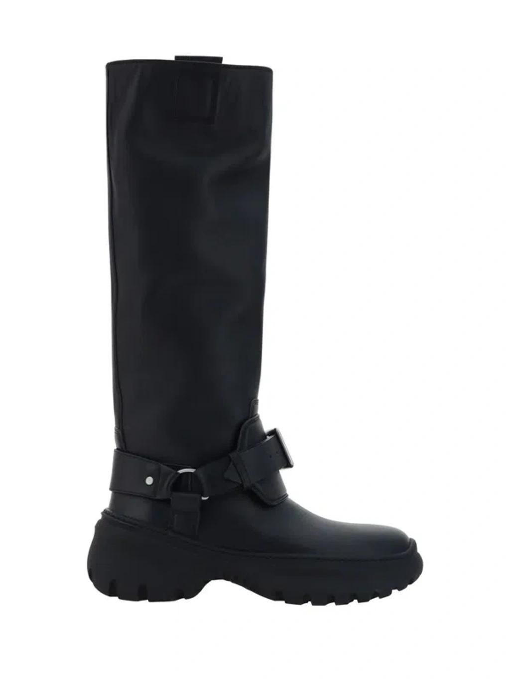 BURBERRY 40mm Lf Stomp High Boots In Black Product Image