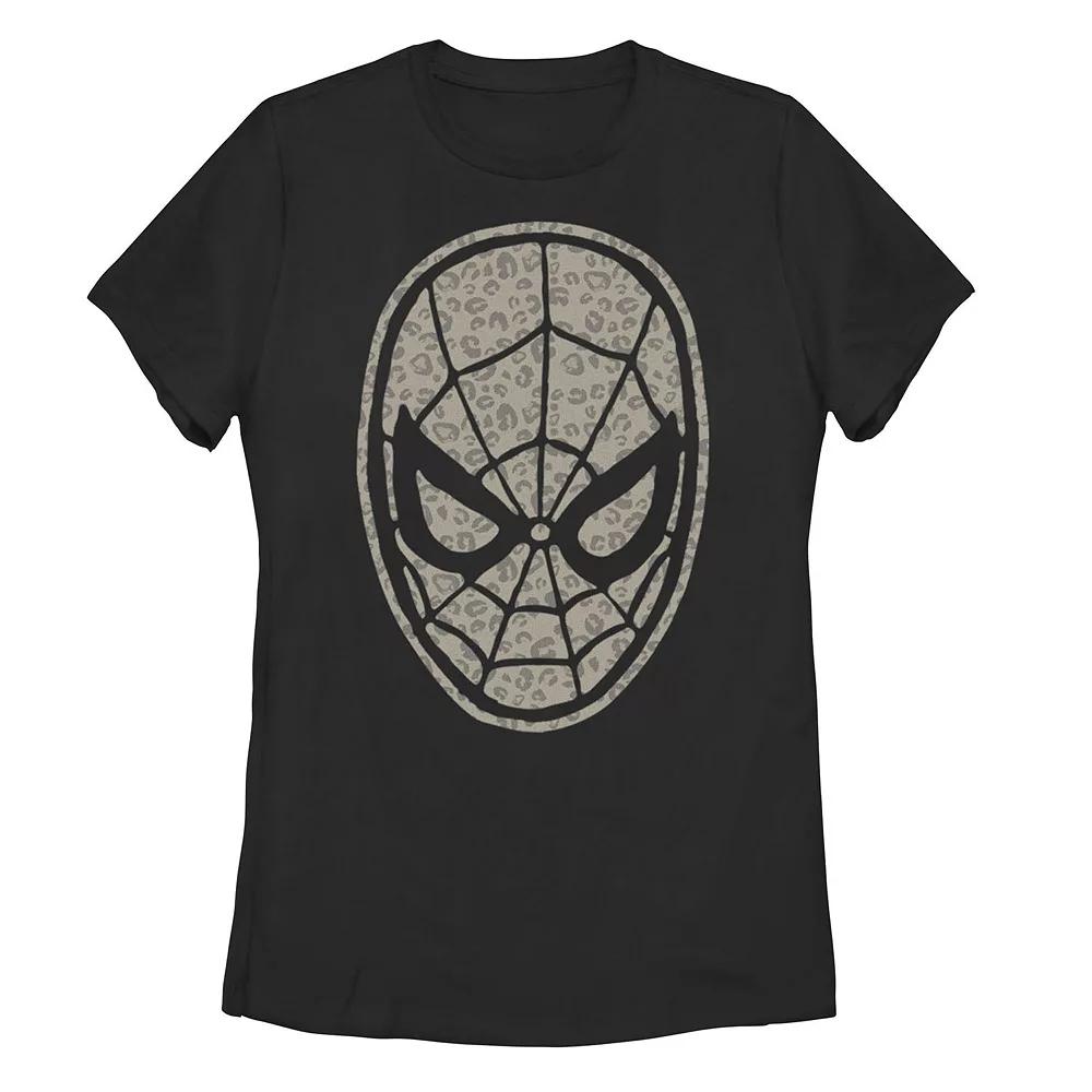 Juniors' Marvel Spider-Man  Leopard Fill Tee, Girl's,  Product Image