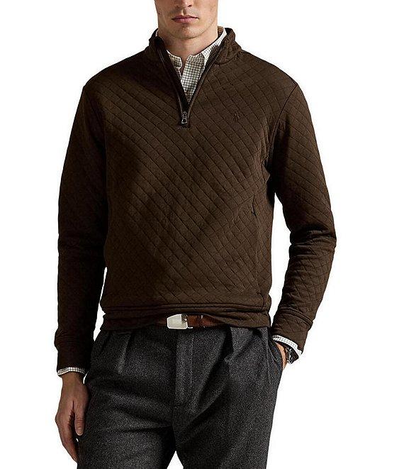 Polo Ralph Lauren Quilted Double-Knit Jersey Pullover Product Image
