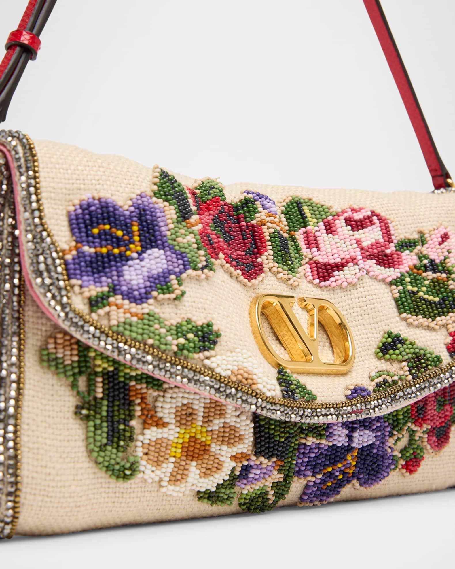 Vain Floral Beaded Clutch Bag Product Image
