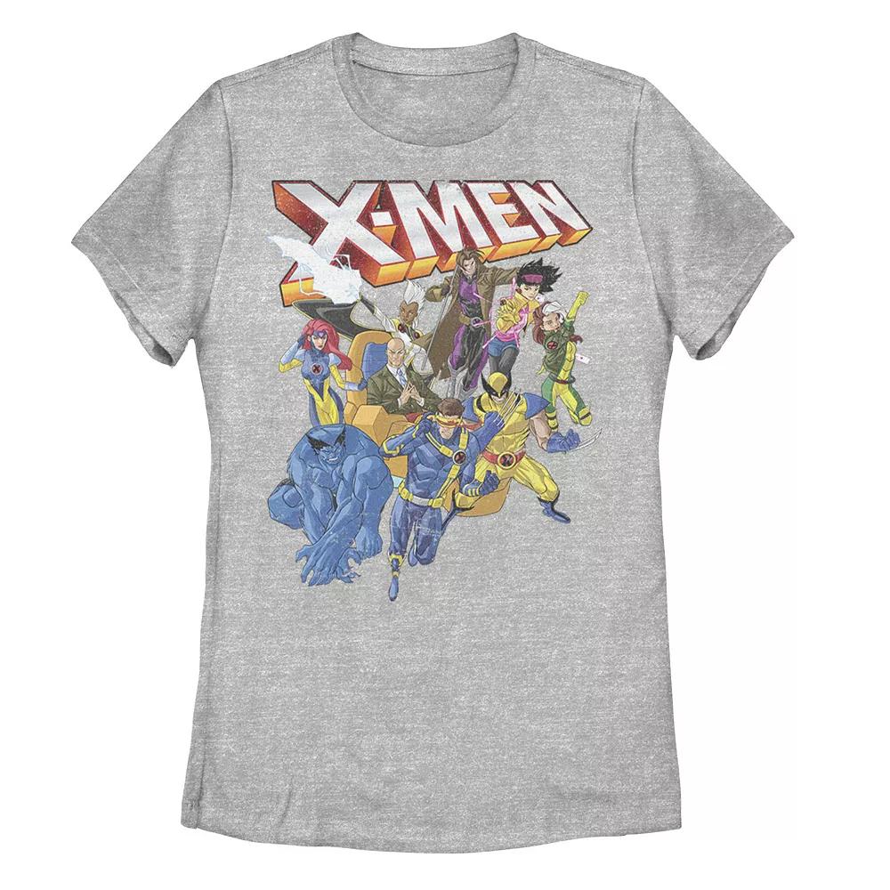 Juniors' Marvel X-Men Vintage Group Shot Logo Graphic Tee, Girl's,  Product Image