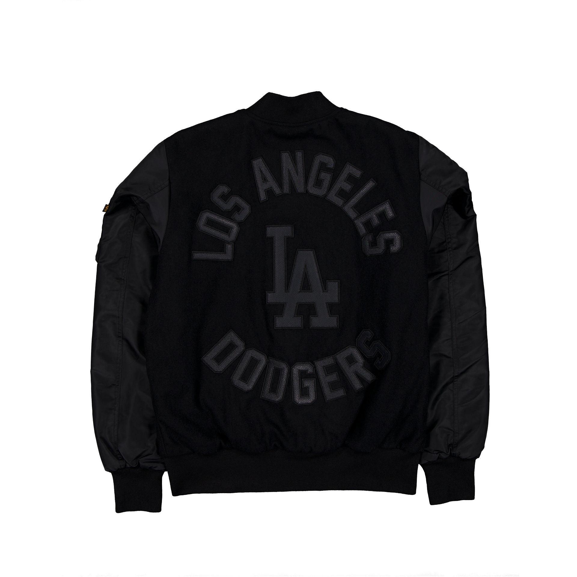 Alpha Industries x San Francisco Giants MA-1 Wool Varsity Jacket Black Male Product Image