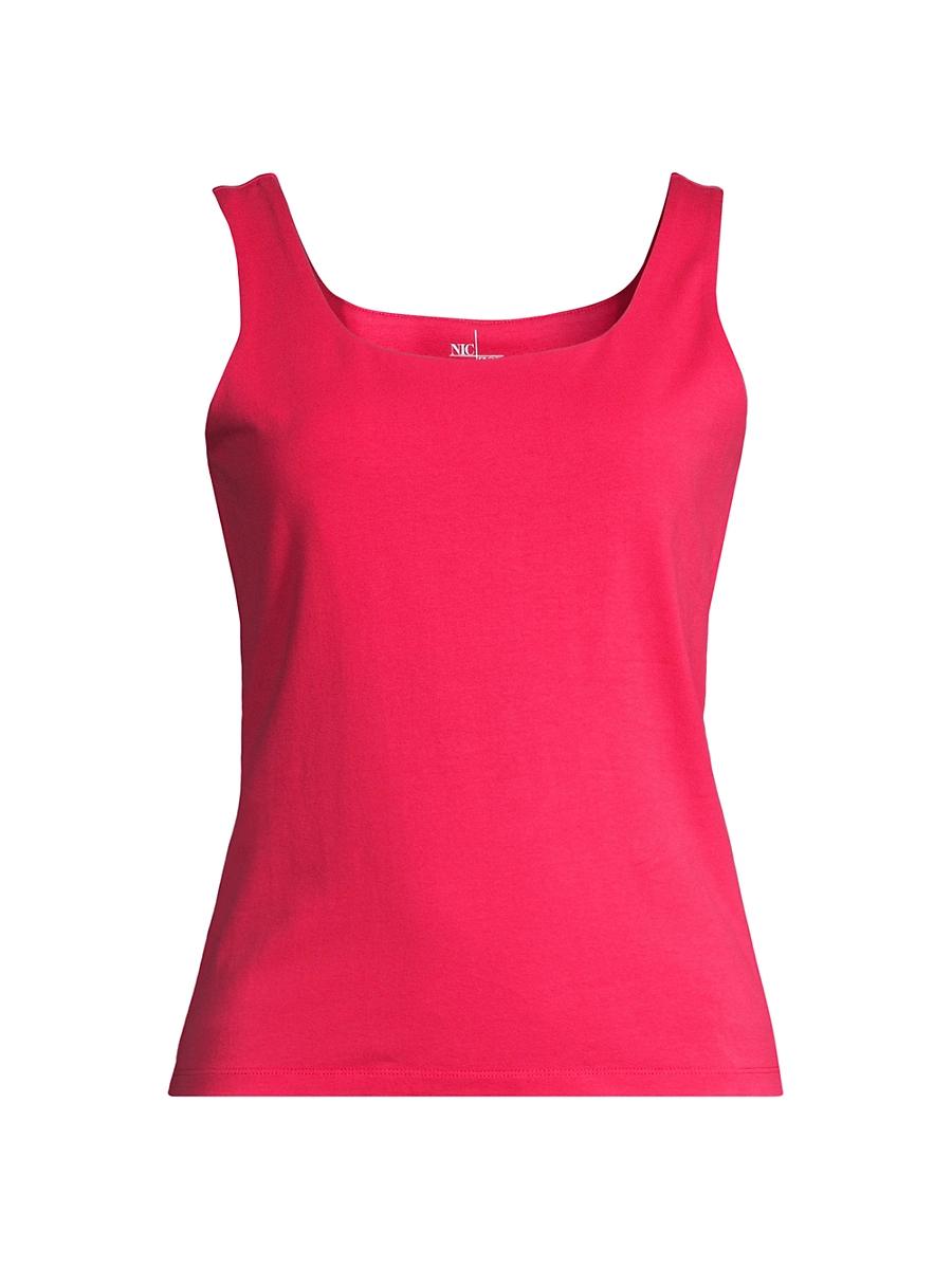 Womens Petite Perfect Stretch Cotton Tank Product Image