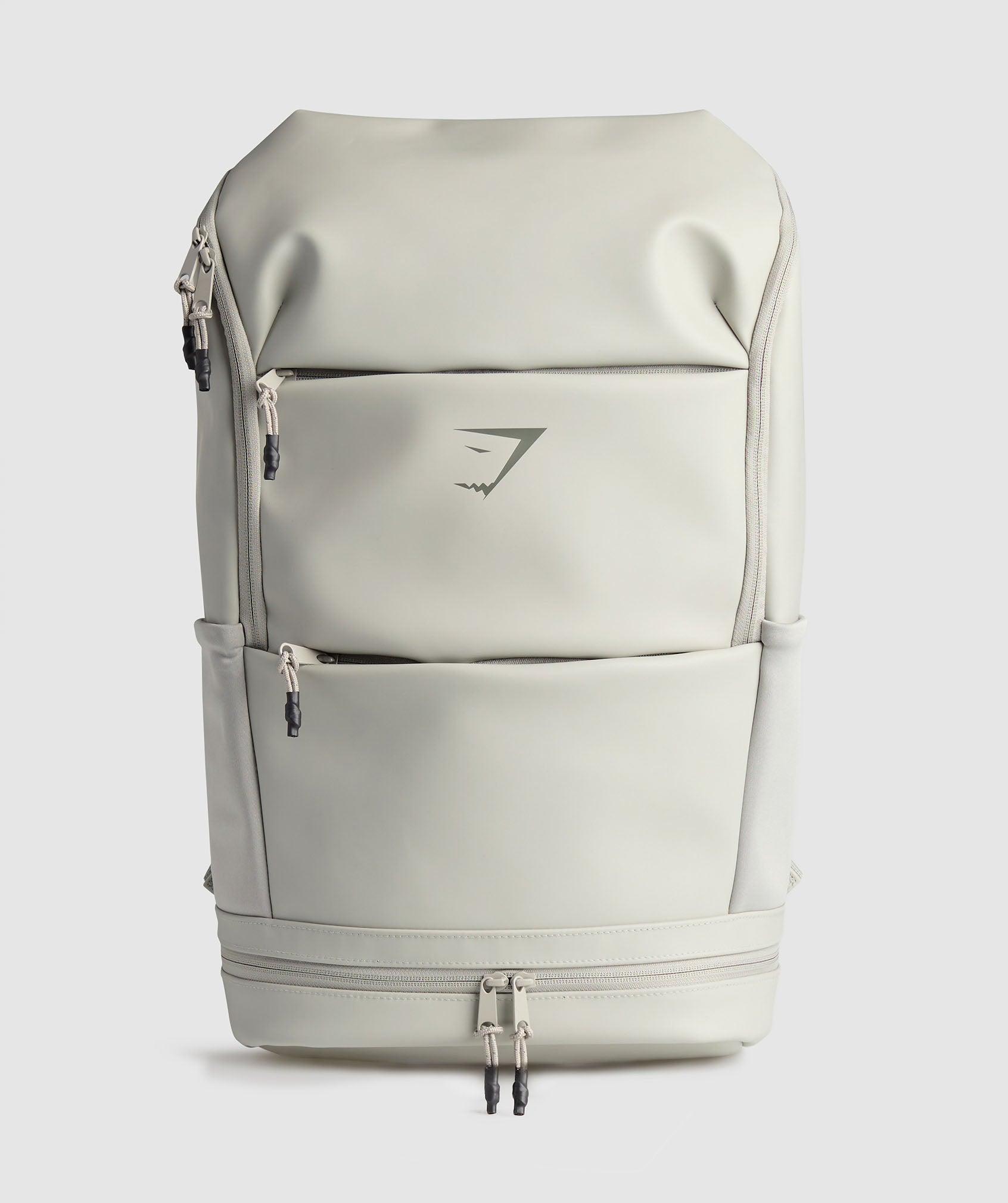 Gymshark Sleek Backpack - Stone Grey Unisex Product Image