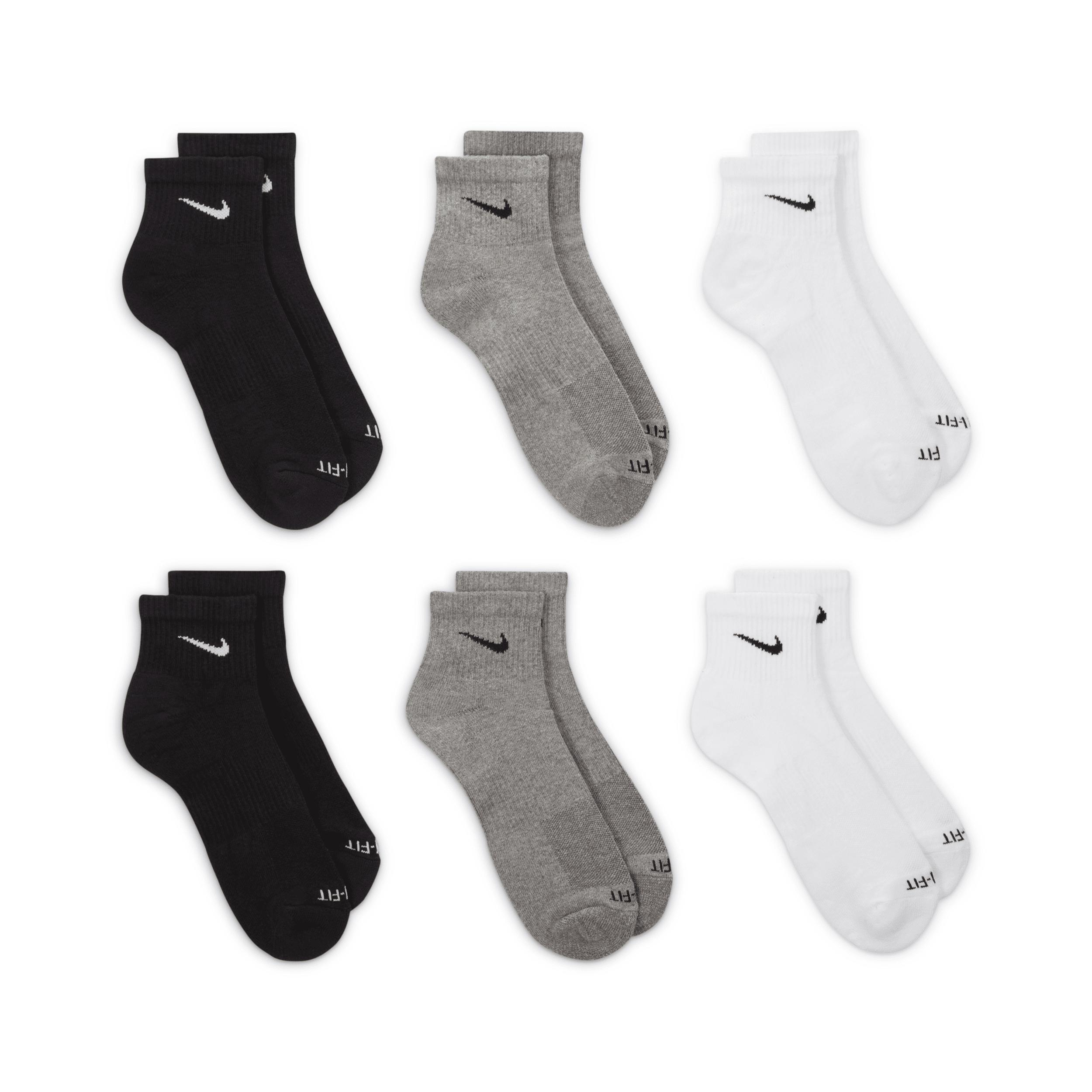 Nike Mens Everyday Plus Cushioned Training Ankle Socks (6 Pairs) | SX6899-965 Product Image