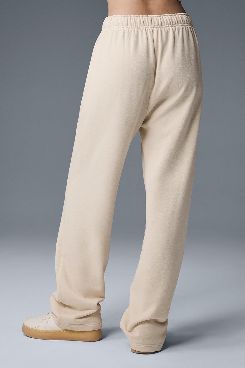 Accolade Straight Leg Sweatpant - Oat Milk Female Product Image