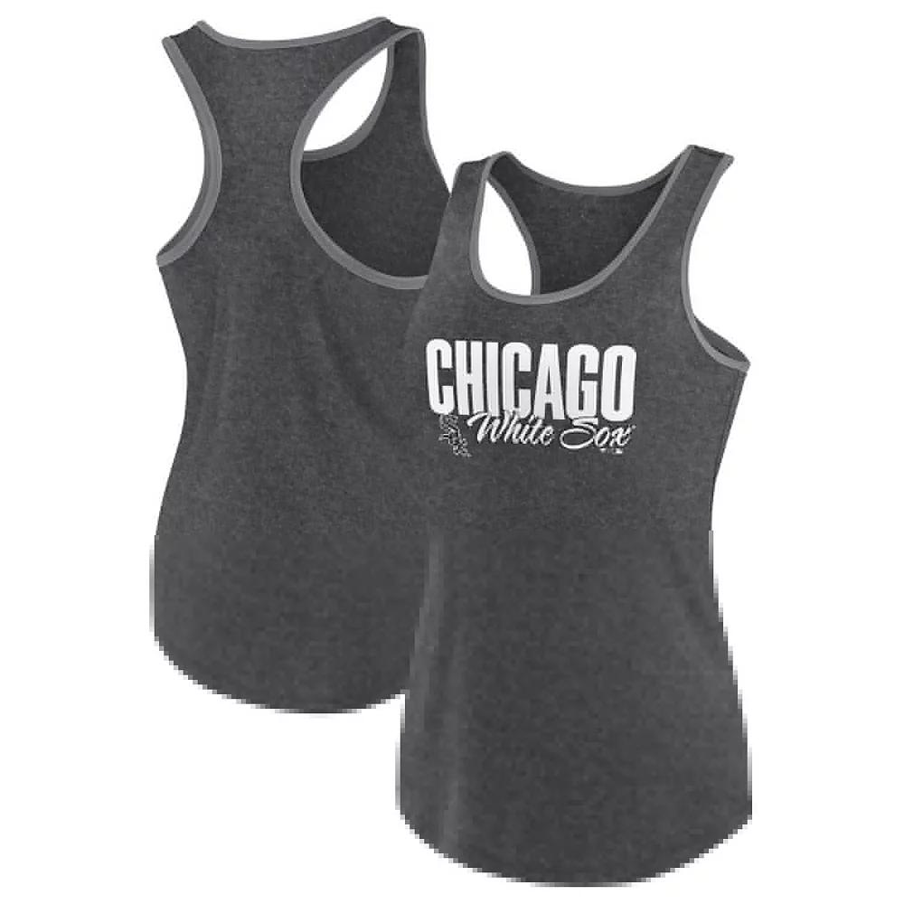 Women's Profile Black Chicago White Sox Plus Size Racerback Tank Top, Size: 4XL Product Image