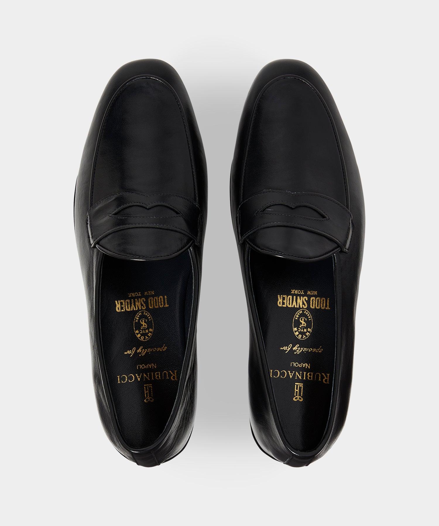 Todd Snyder X Rubinacci Unlined Leather Penny Loafer Product Image
