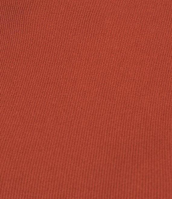 C&V Chelsea & Violet Mock Neck Seamless Knit Crop Top Product Image