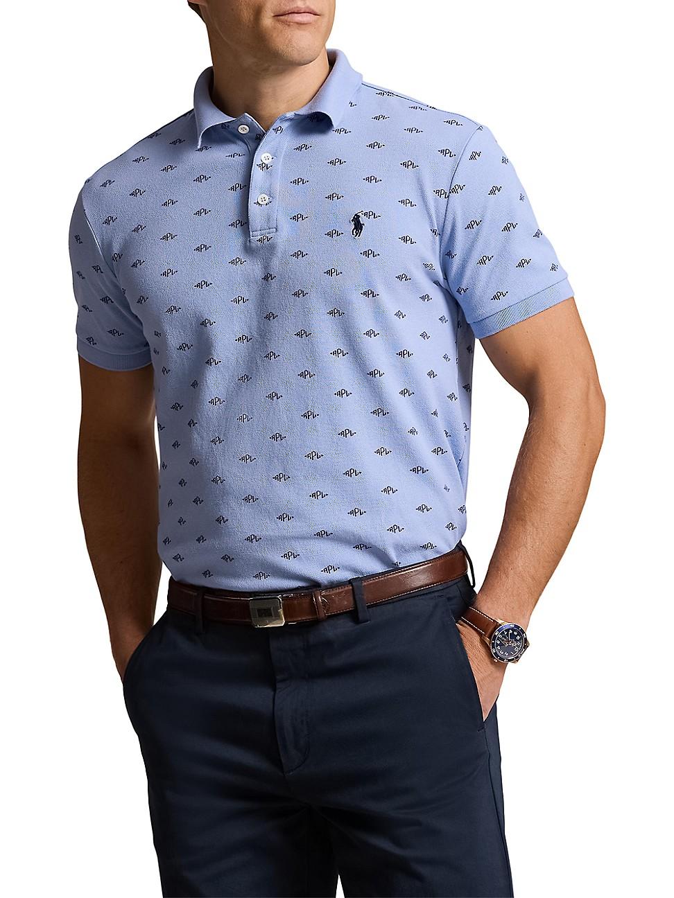 Mens Oxford Mesh Polo Shirt Product Image