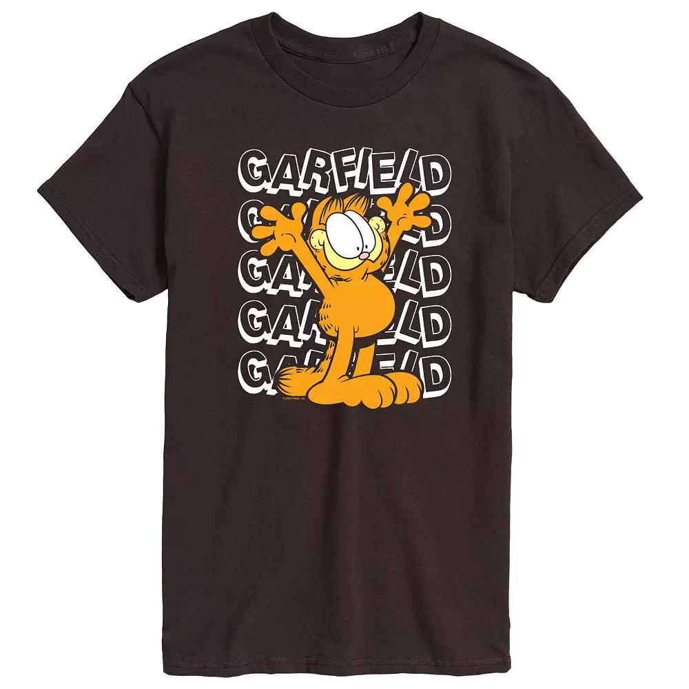 Men's Garfield Repeated Graphic Tee,  Product Image