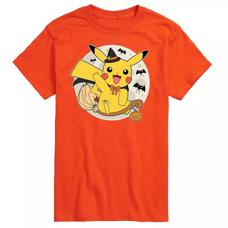 Men's Pokemon Pikachu Moon Witch Graphic Tee,  Product Image